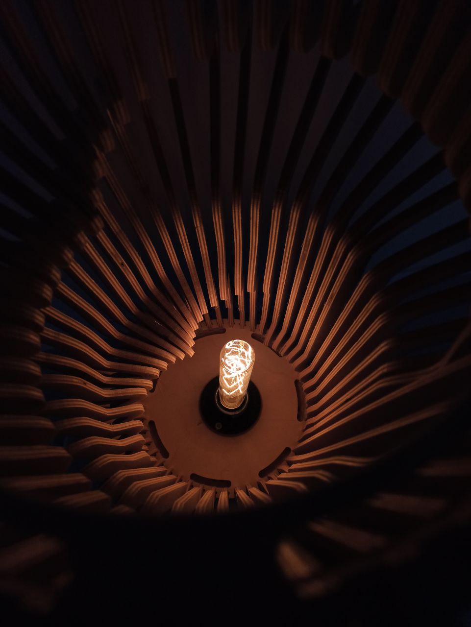 Фанерный светильник Природа